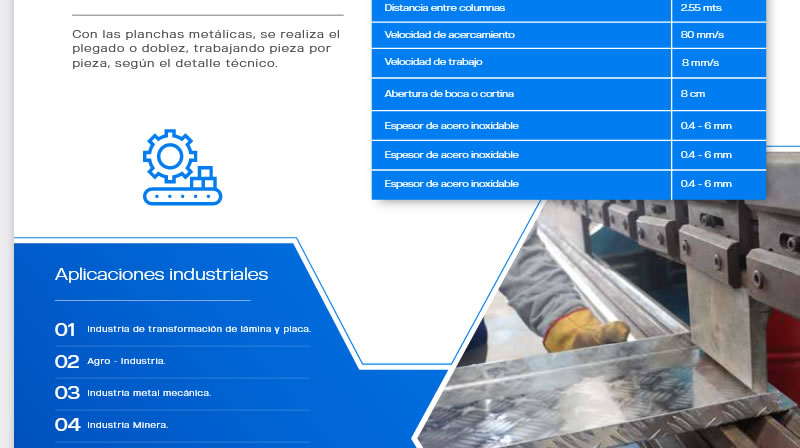 Servicio Corte de Doblez